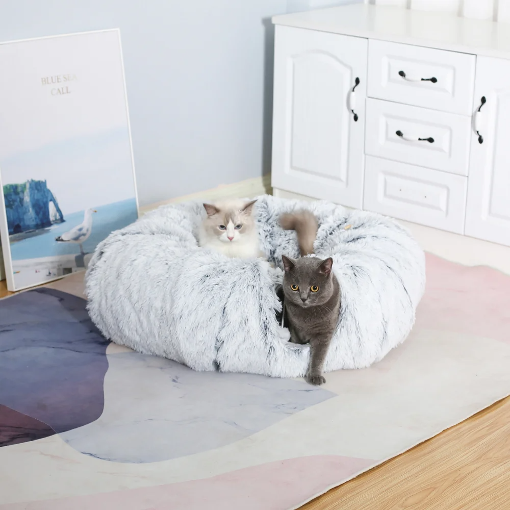 2-In-1 Cat Tunnel Bed