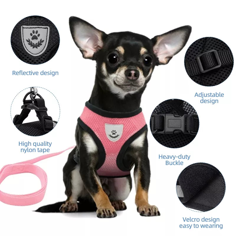 Adjustable Mesh Dog Harness